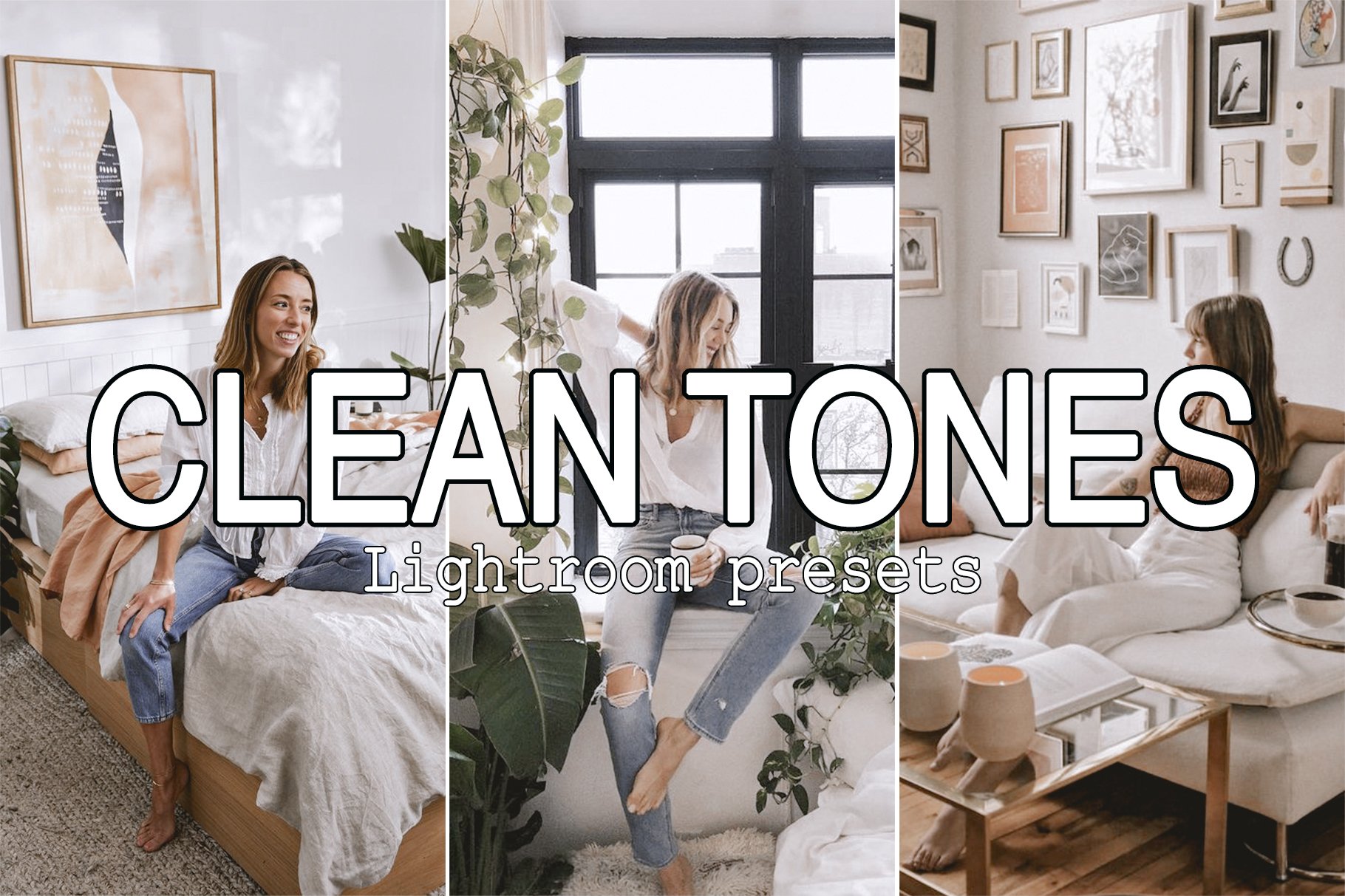 5 Clean Tones Lightroom Presetscover image.
