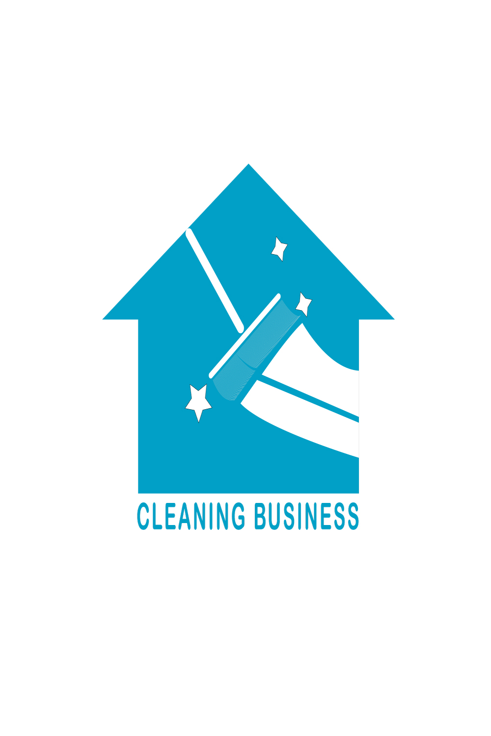 Cleaning Business - TShirt Print Design pinterest preview image.