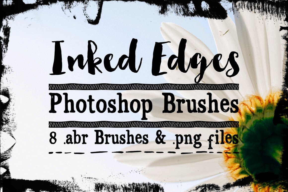Inked Edge Photoshop Brushescover image.