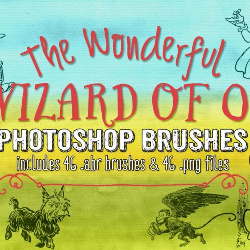 Wizard of Oz Photoshop Brushescover image.