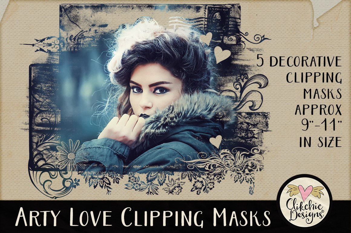 Arty Love Photography Clipping Maskscover image.