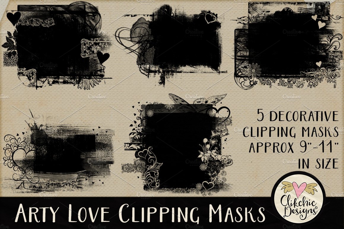 Arty Love Photography Clipping Maskspreview image.