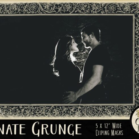 Ornate Grunge Clipping Maskscover image.