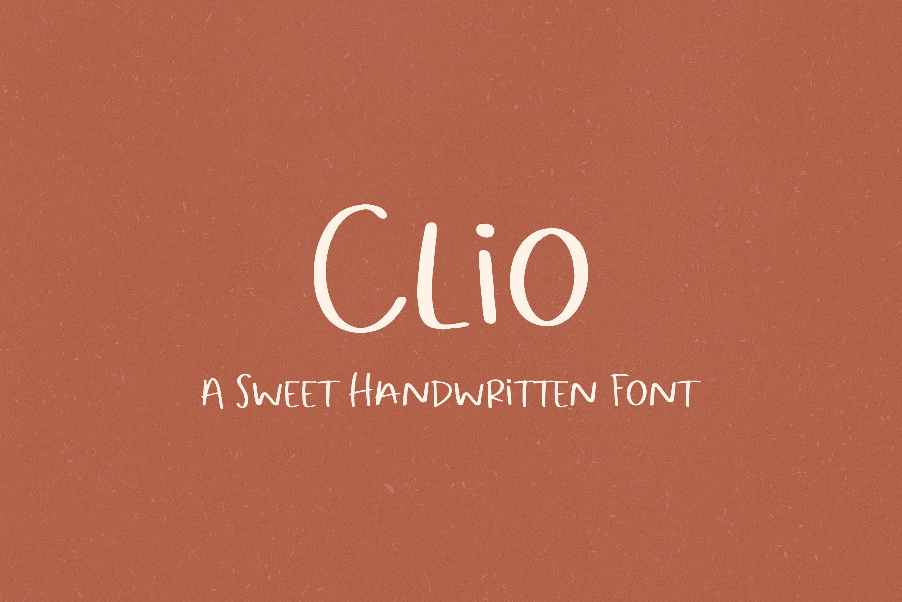 Clio // A Sweet Handwritten Font cover image.