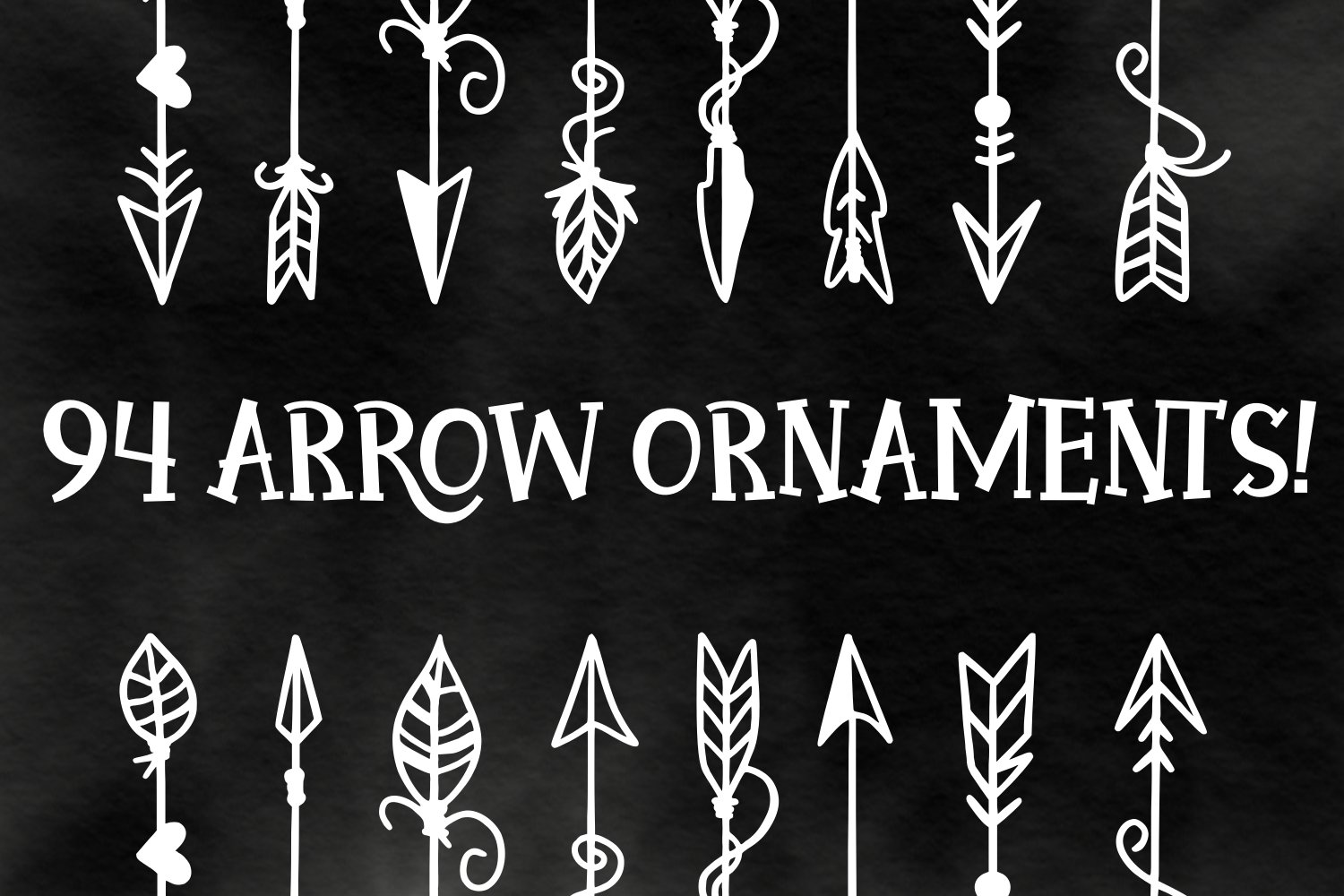 Arrows - Dingbat Font preview image.