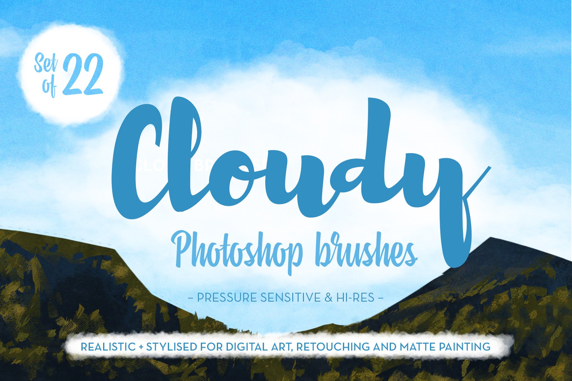 Matt's Photoshop Cloud Brush Setcover image.