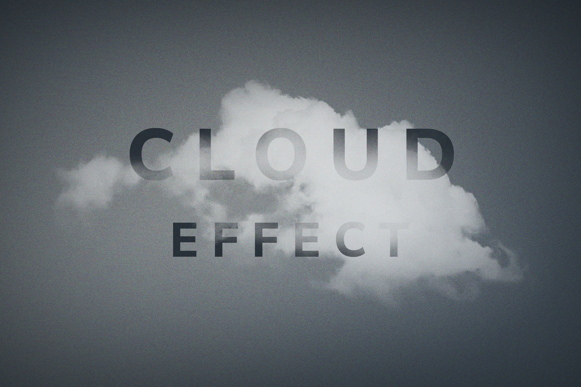 Cloud Text Effectcover image.