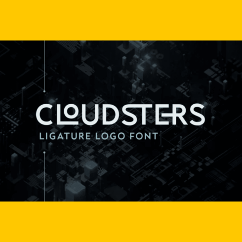 Cloudsters font cover image.