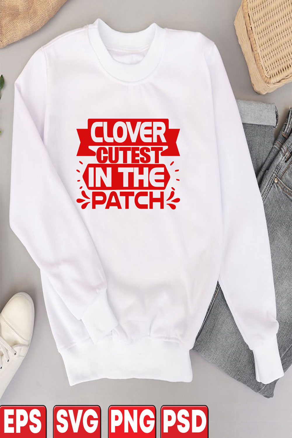 Clover Cutest In The patch pinterest preview image.