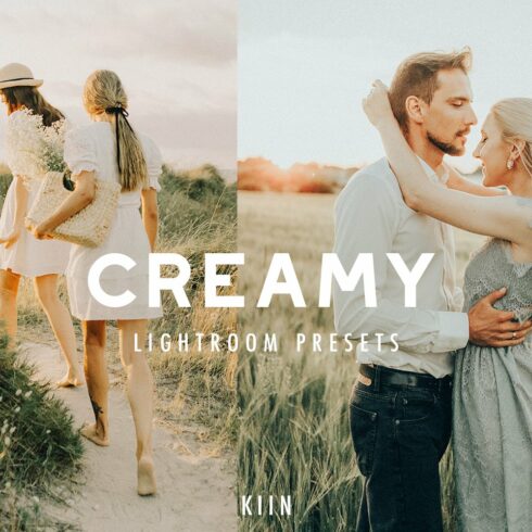 10 CREAMY LIGHTROOM PRESETScover image.