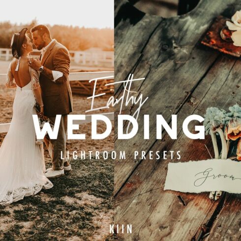 10 EARTHY WEDDING LIGHTROOM PRESETScover image.