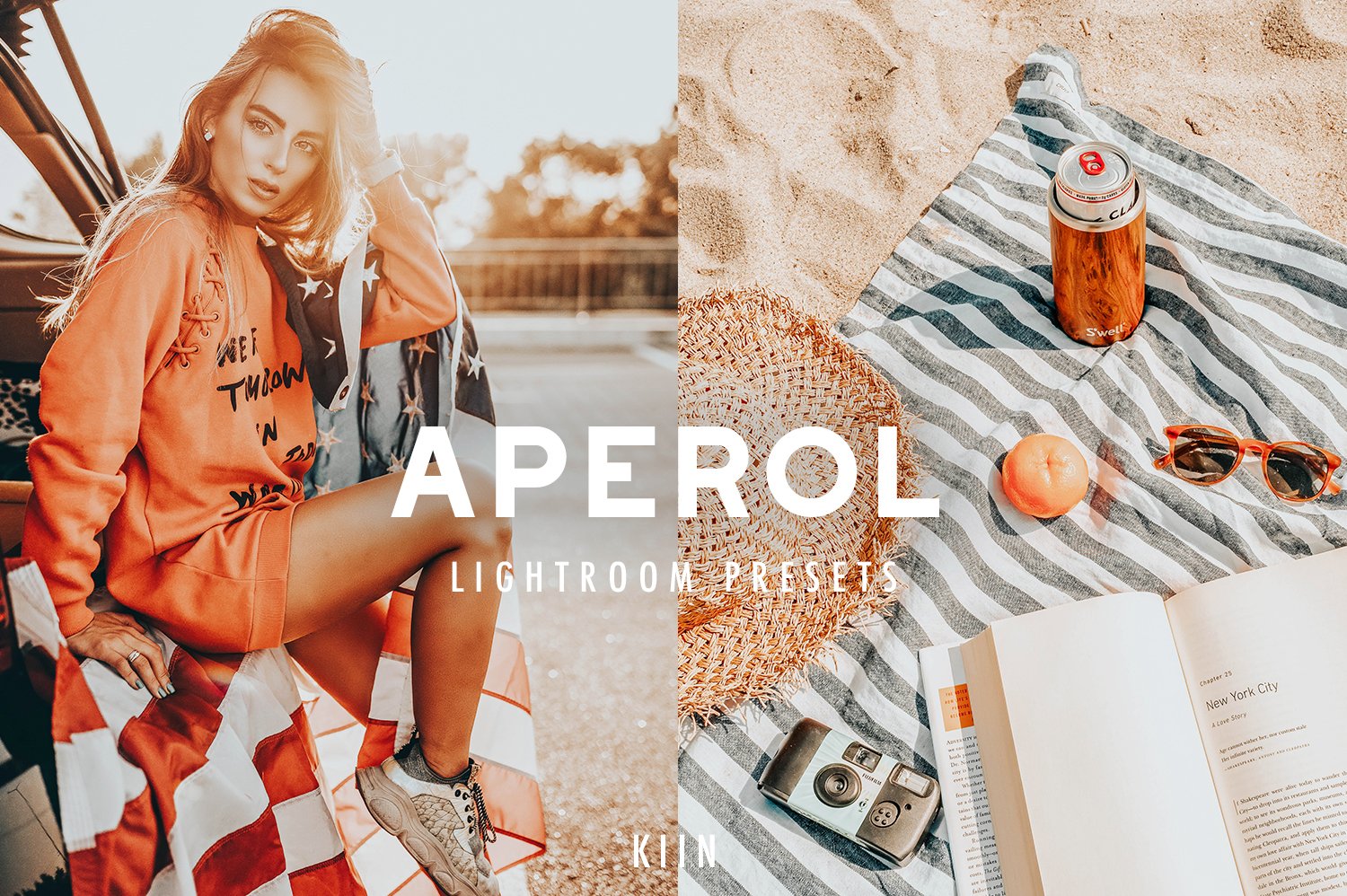 7 APEROL SPRITZ LIGHTROOM PRESETScover image.