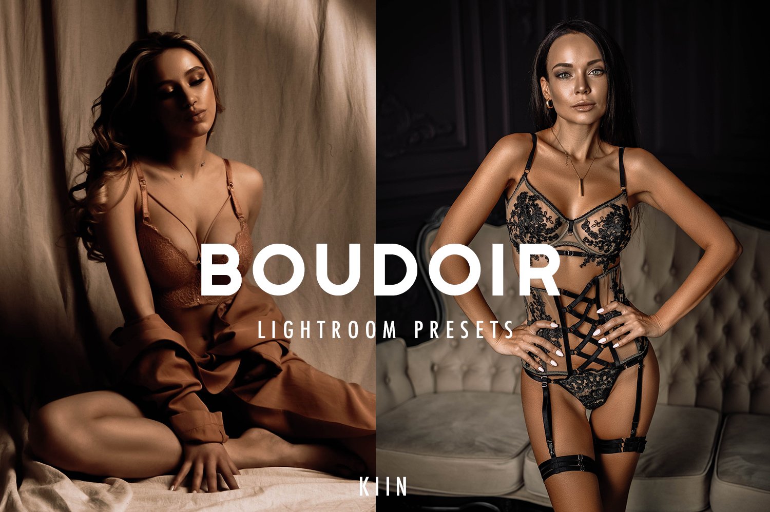 10 BOUDOIR LIGHTROOM PRESETScover image.