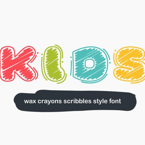 KidsCrayons Colored font cover image.