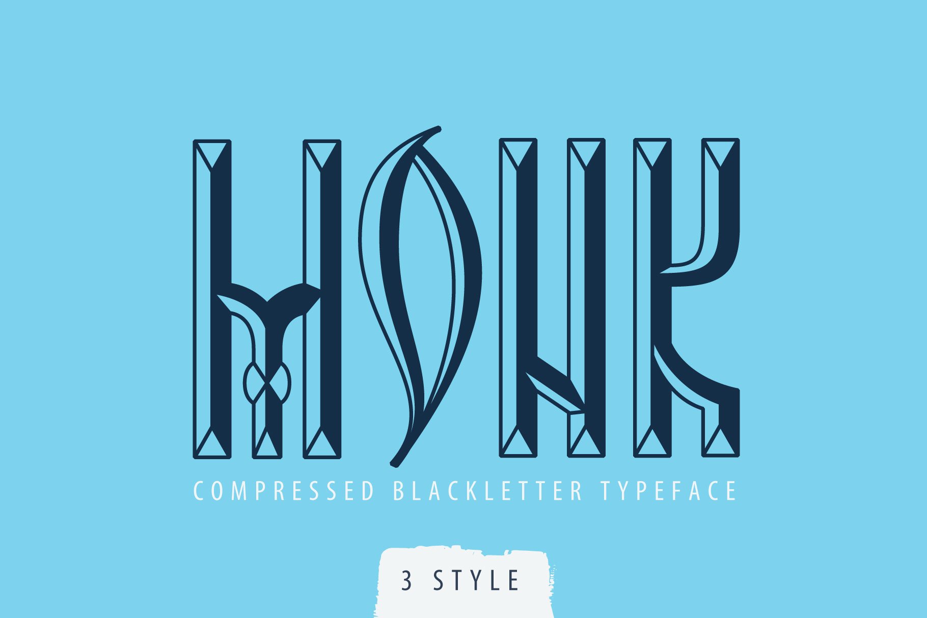 Northern Monk blackletter font cover image.
