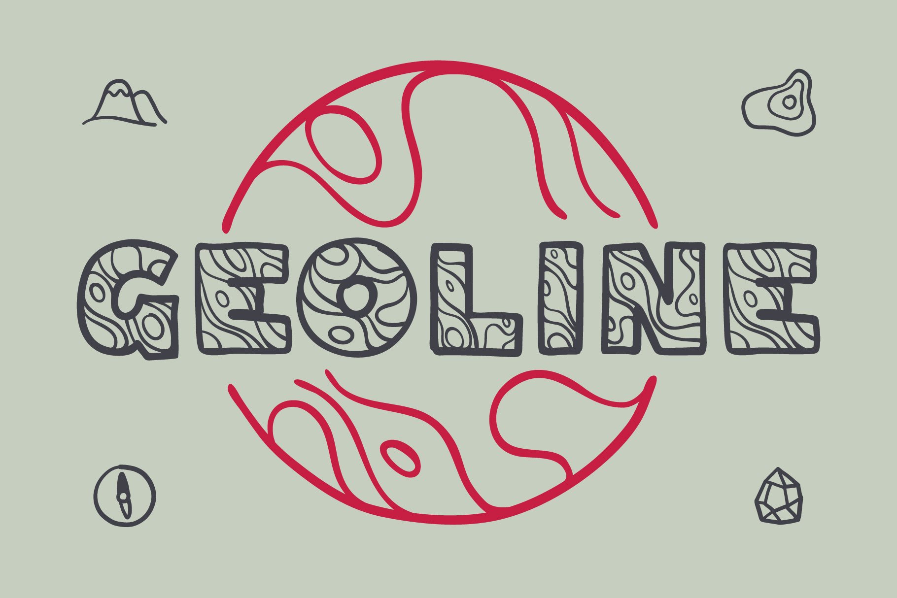 Geoline font cover image.