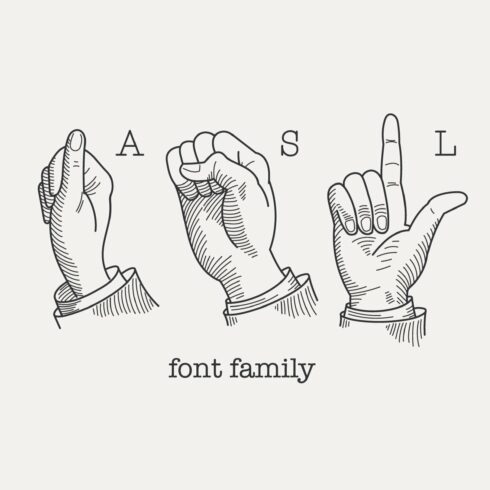 ASL Line font cover image.