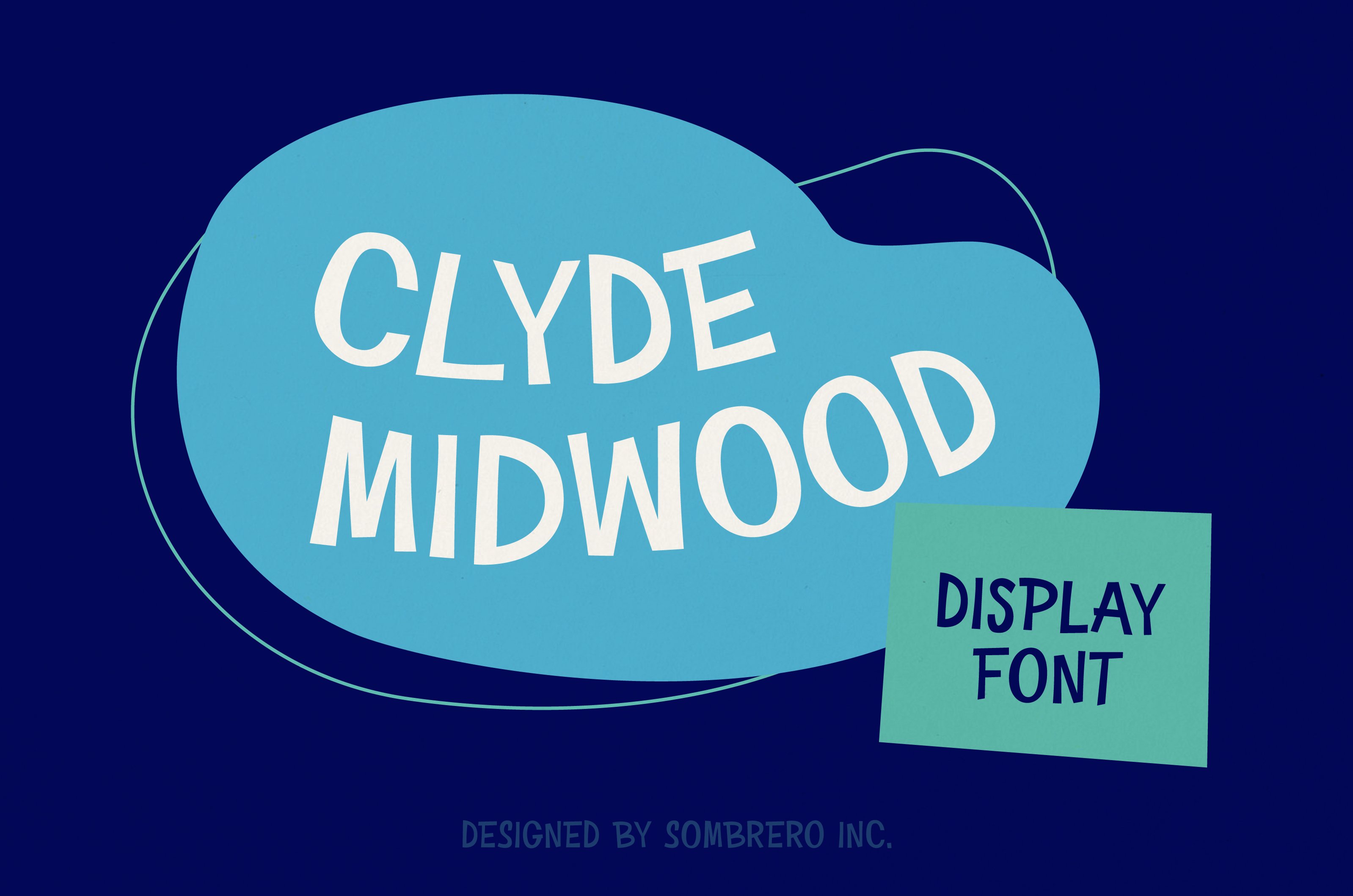 Clyde Midwood - Offbeat Display Font cover image.