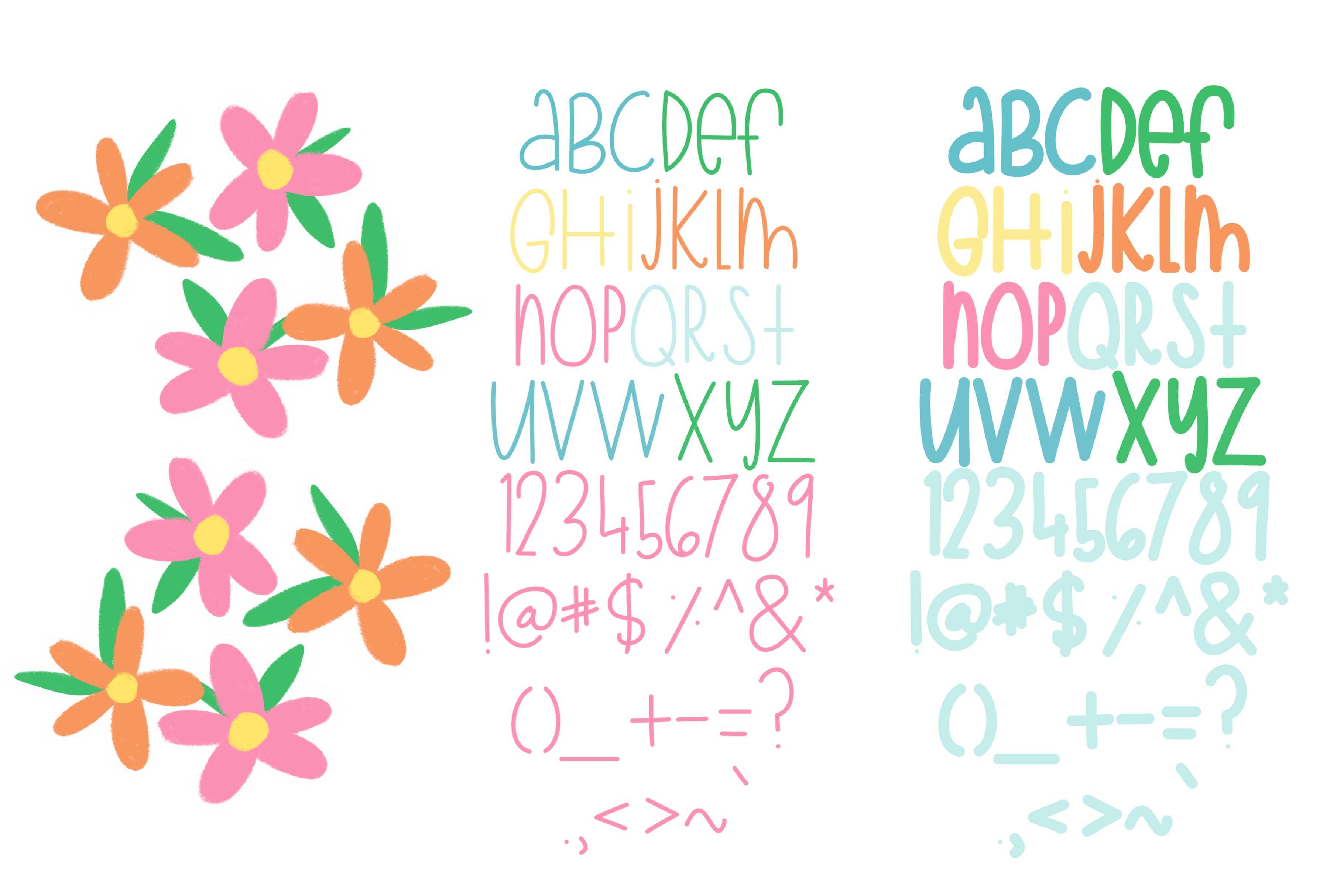 Summer Bucket Font + Doodle Stickers preview image.