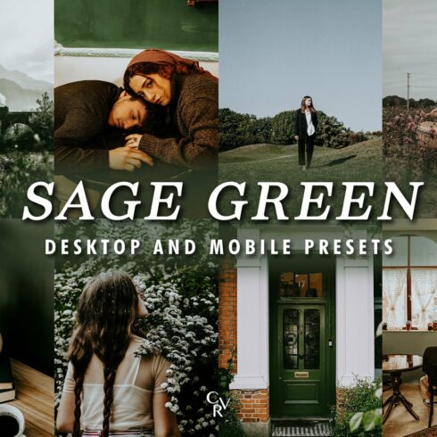 10 Sage Green Lightroom Presetscover image.