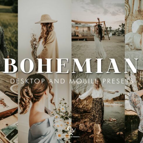 10 Bohemian Lightroom Presetscover image.