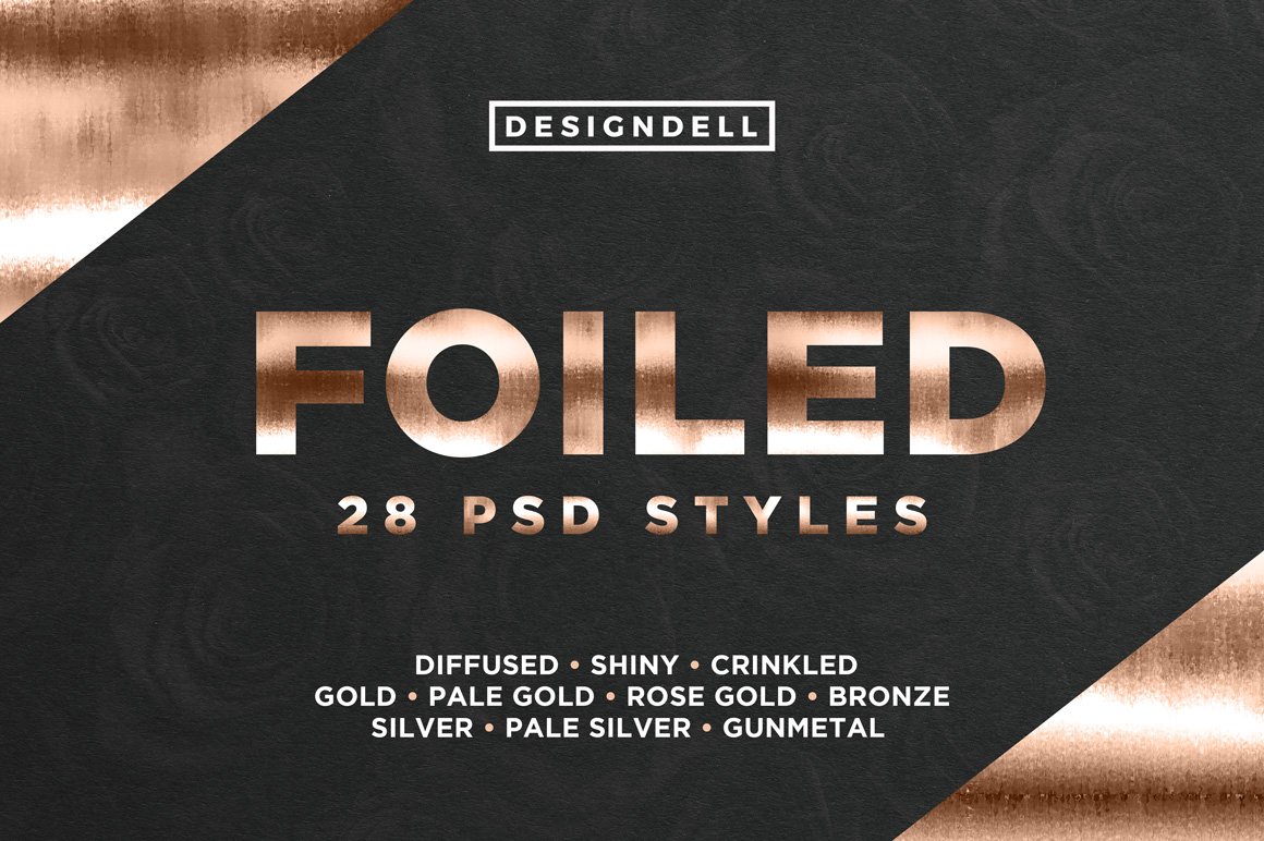 Foiled Photoshop Stylescover image.