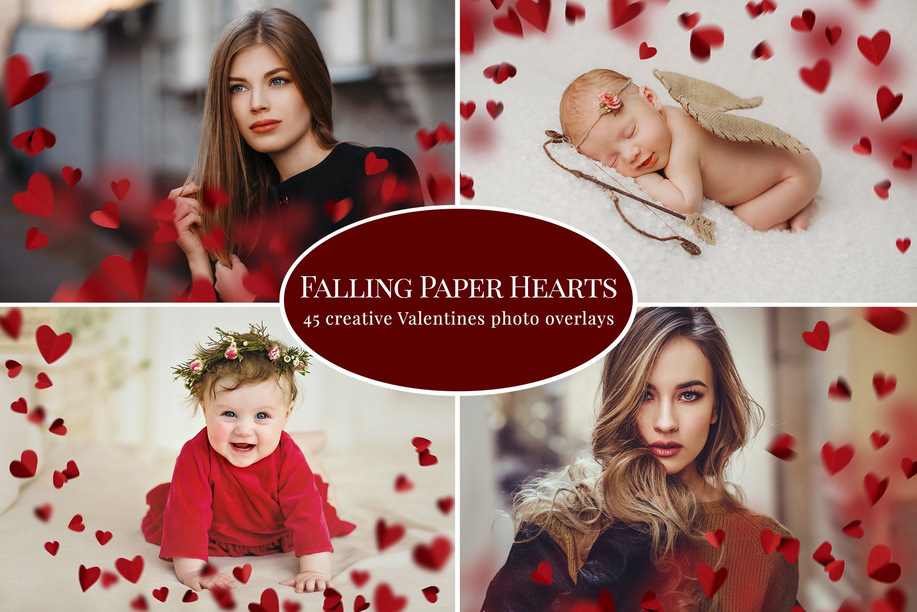 Falling Paper Hearts photo overlayscover image.
