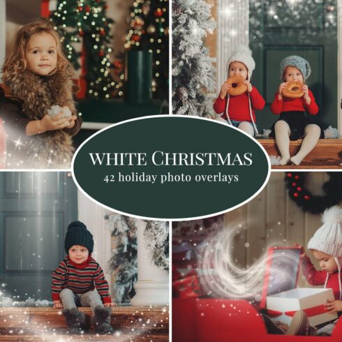 WHITE CHRISTMAS PHOTO OVERLAYScover image.