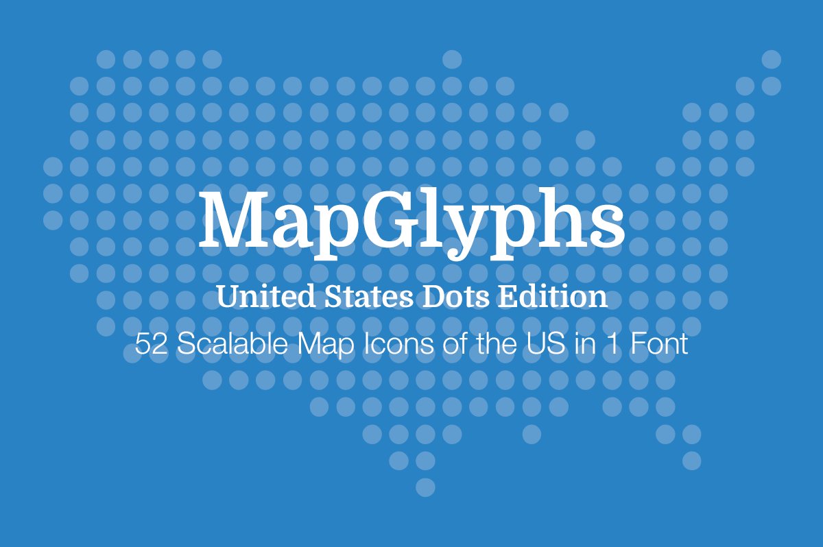 MapGlyphs Dots - United States cover image.