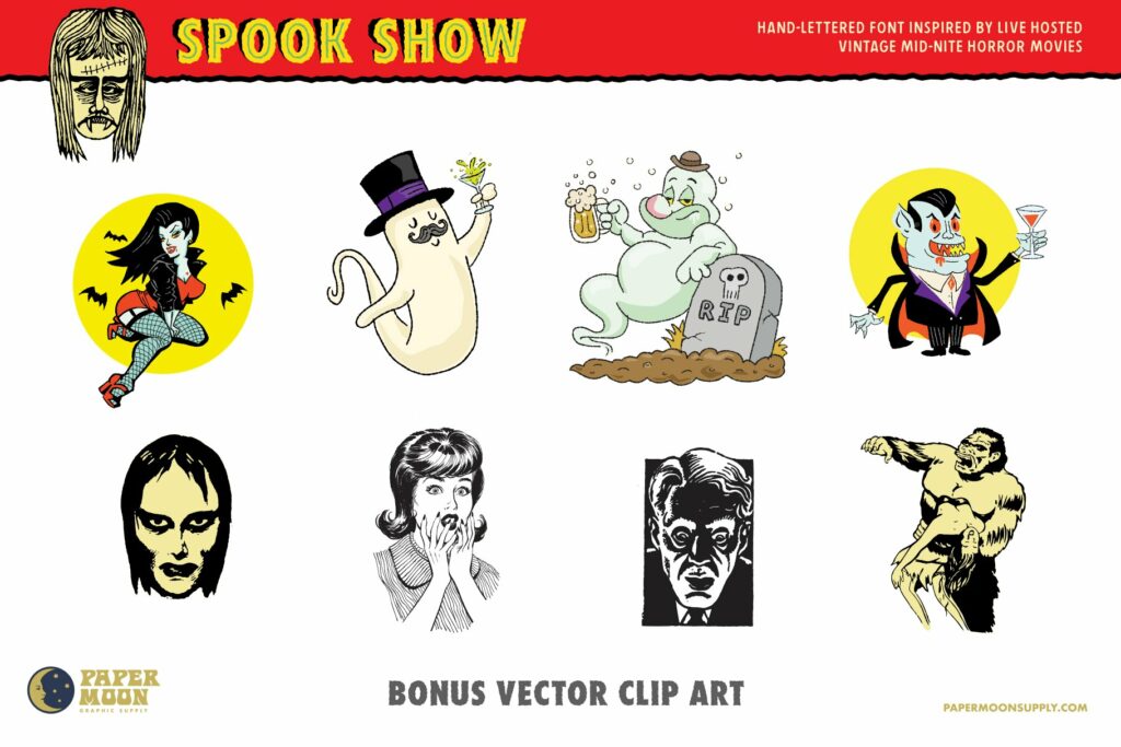 Spook Show Poster Font & Art Bundle – MasterBundles