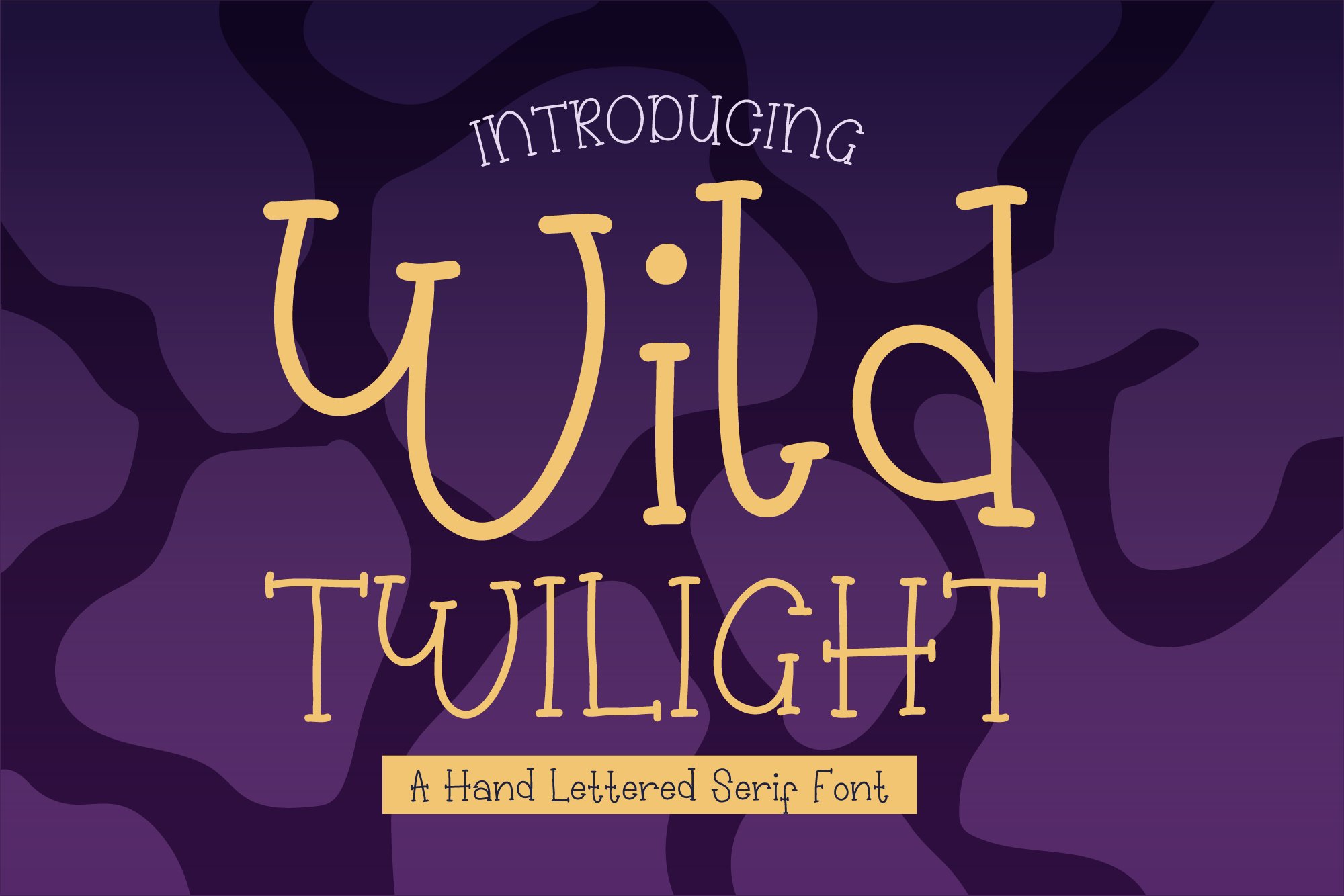 Wild Twilight Cute Typewriter Font cover image.