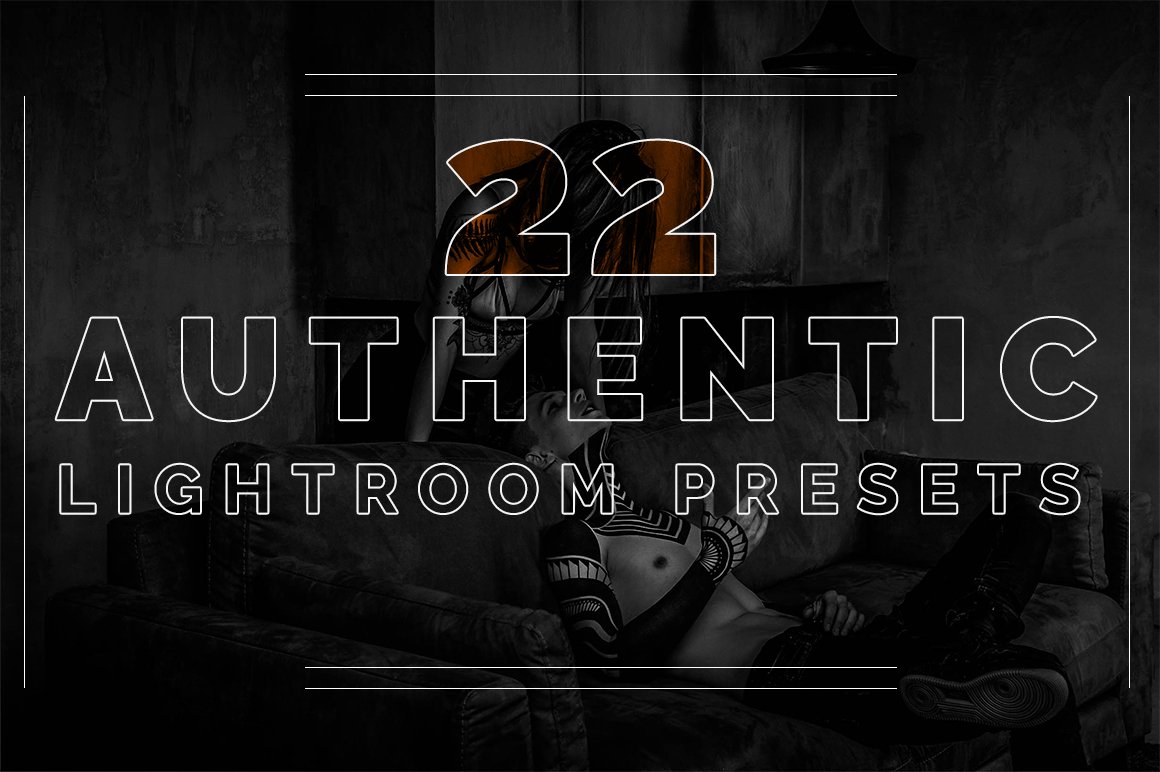 22 Authentic Lightroom Presetscover image.