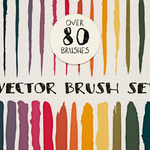 Vector Paint Brush Collection Pluscover image.
