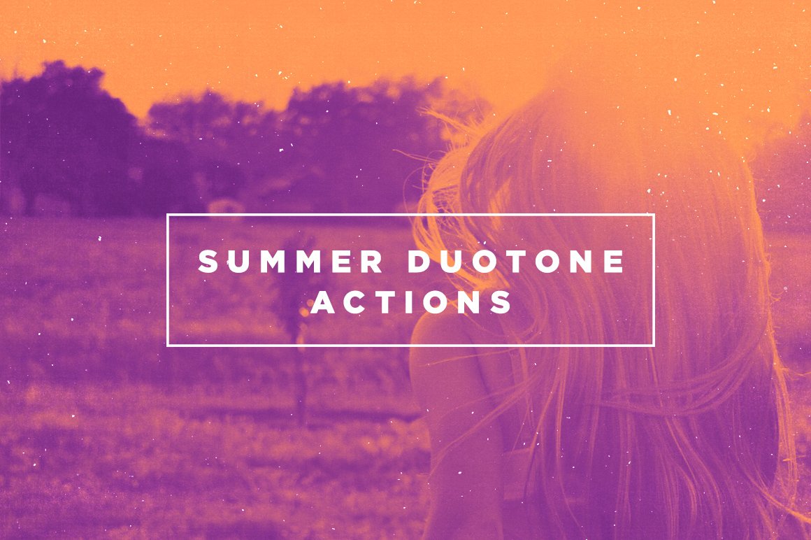 20 Summer Duotone Photoshop Actionspreview image.