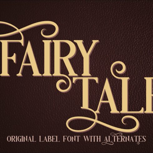 Fairy Tale Typeface cover image.