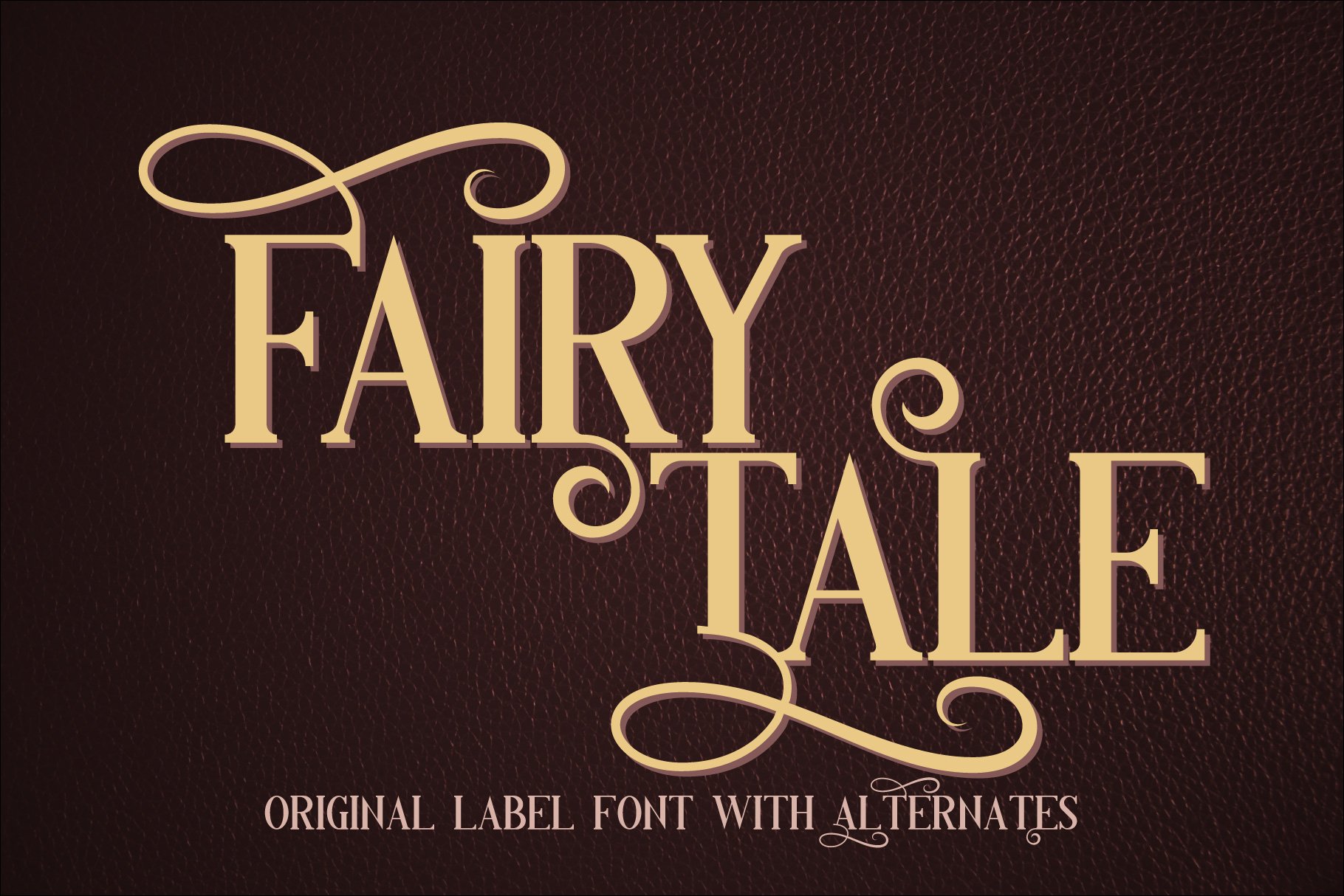 Fairy Tale Typeface cover image.