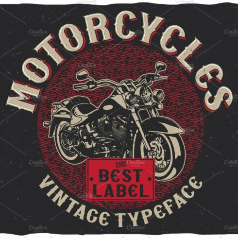Motorcycles typeface cover image.