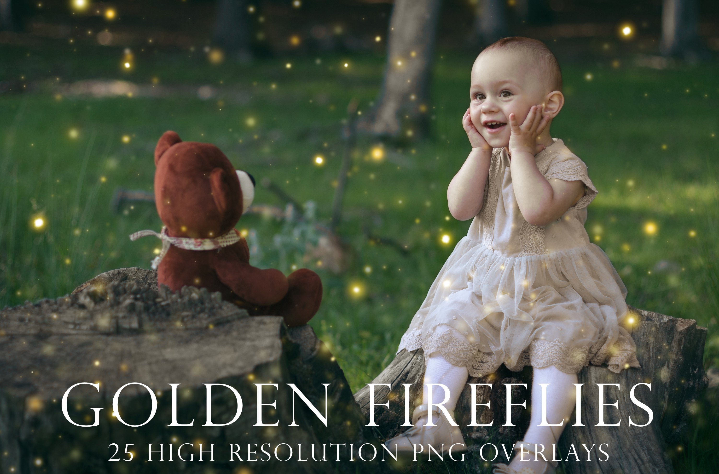 Golden firefly overlayscover image.