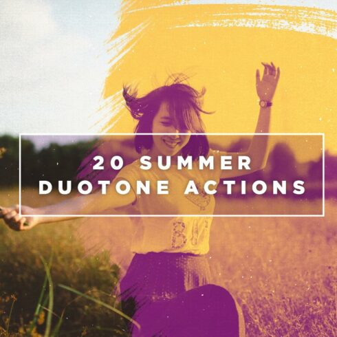 20 Summer Duotone Photoshop Actionscover image.