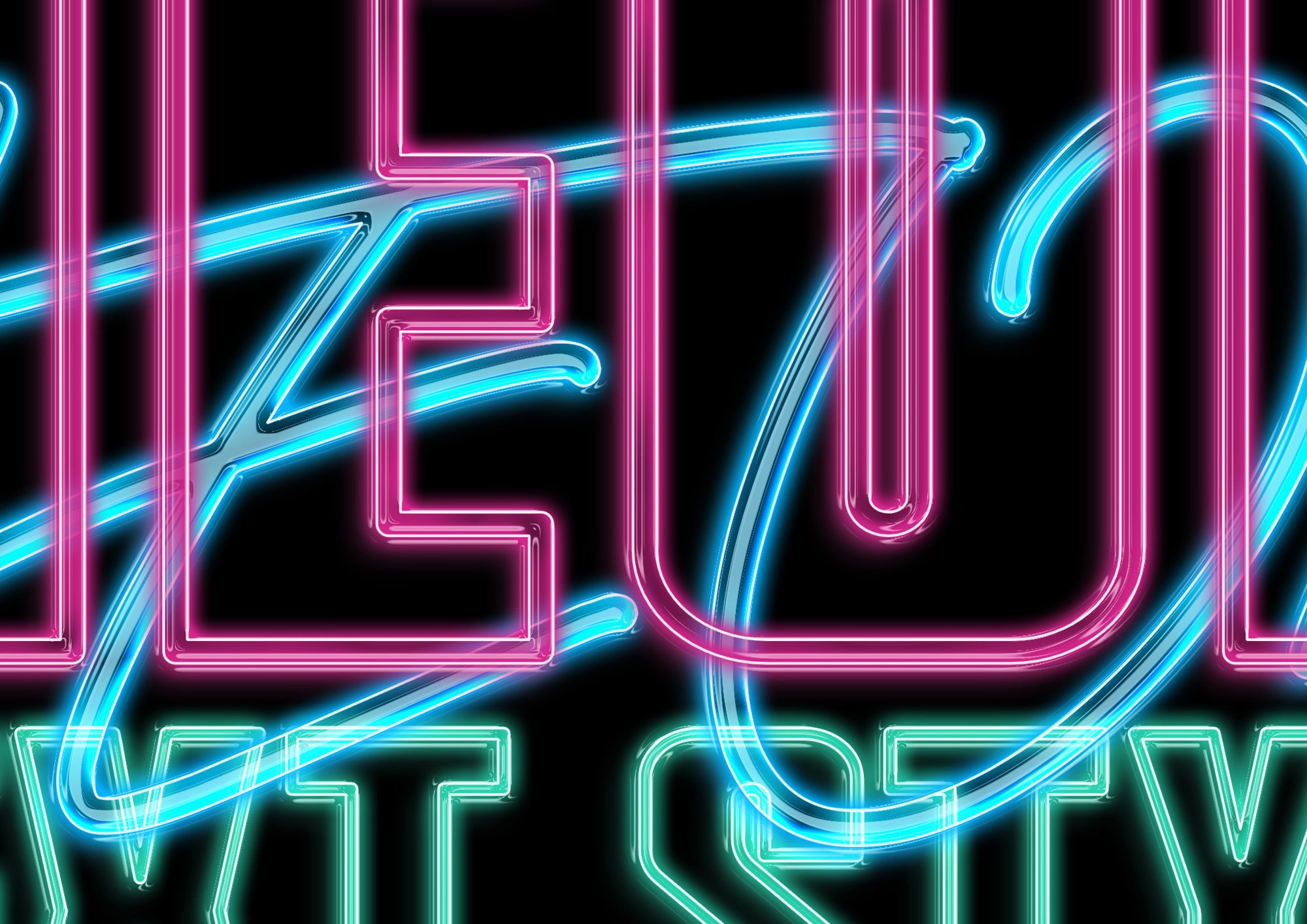 Neon Text Layer Stylepreview image.
