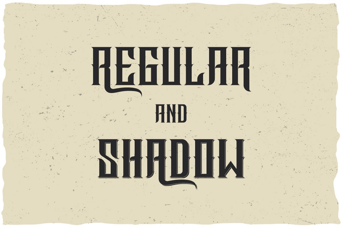 Sinister Typeface preview image.