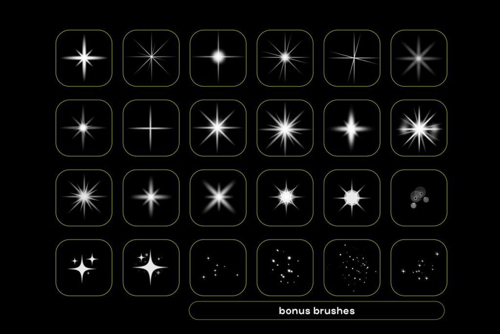SPARKLE BRUSHES FOR MasterBundles