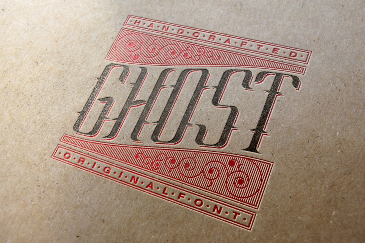 Ghost Typeface preview image.