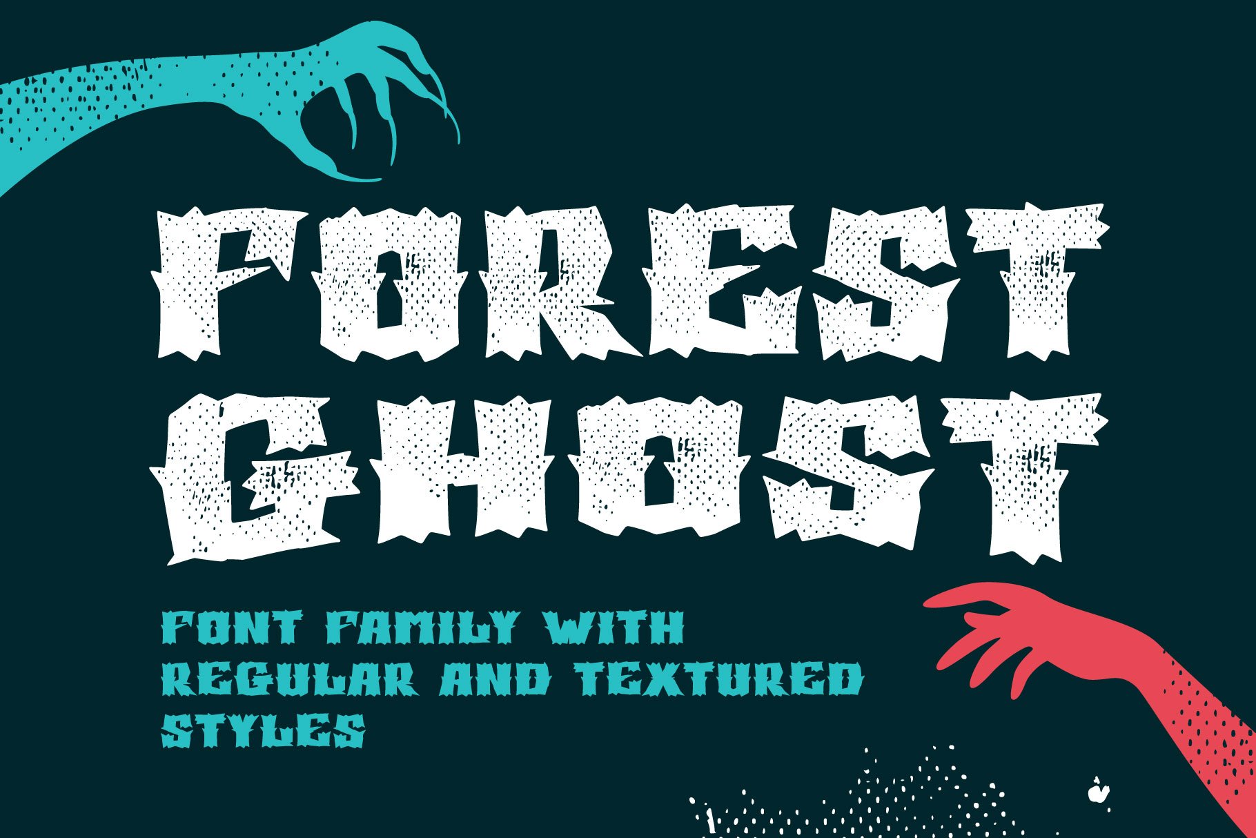 Forest Ghost | Horror Font cover image.