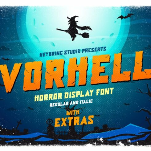 Vorhell Horror Font cover image.