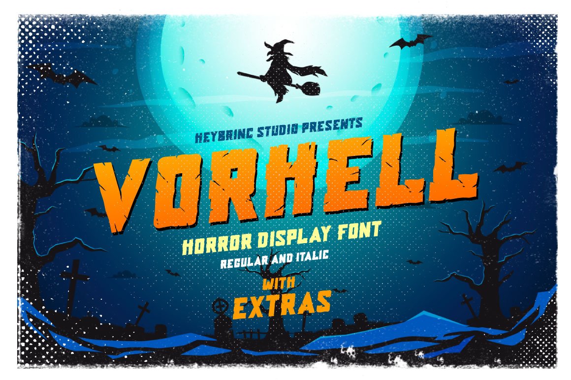 Vorhell Horror Font cover image.