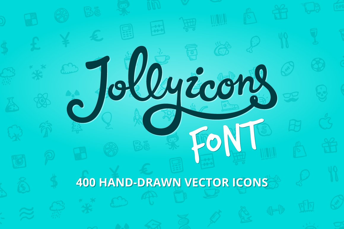 Jolly Icons Font cover image.