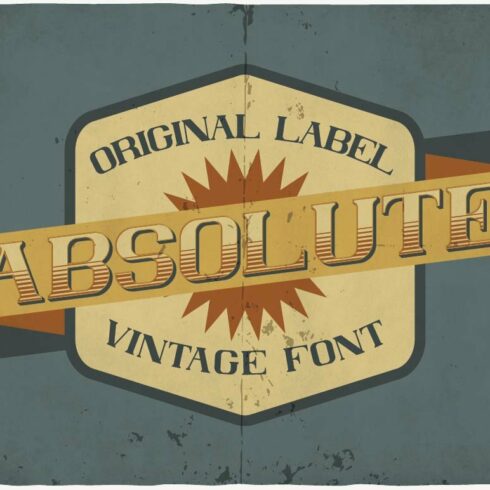 Absolute typeface cover image.