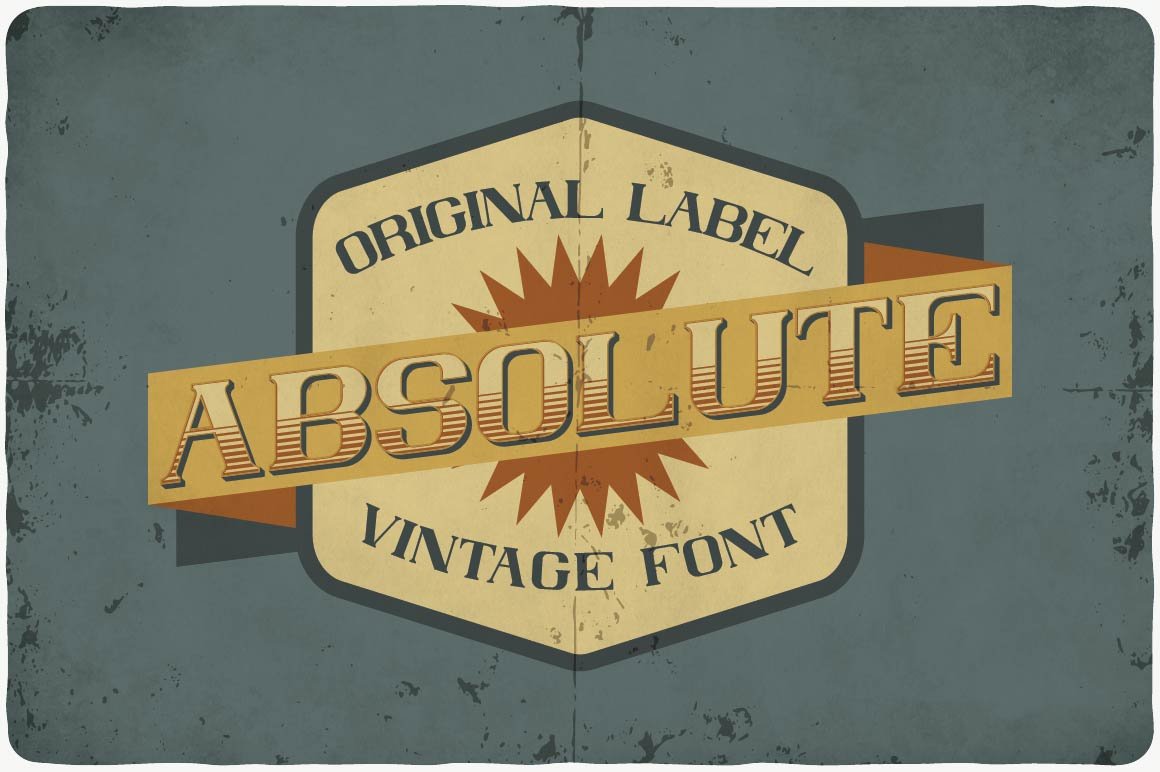 Absolute typeface cover image.