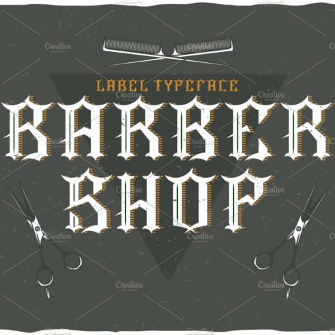 Barber Label Typeface cover image.